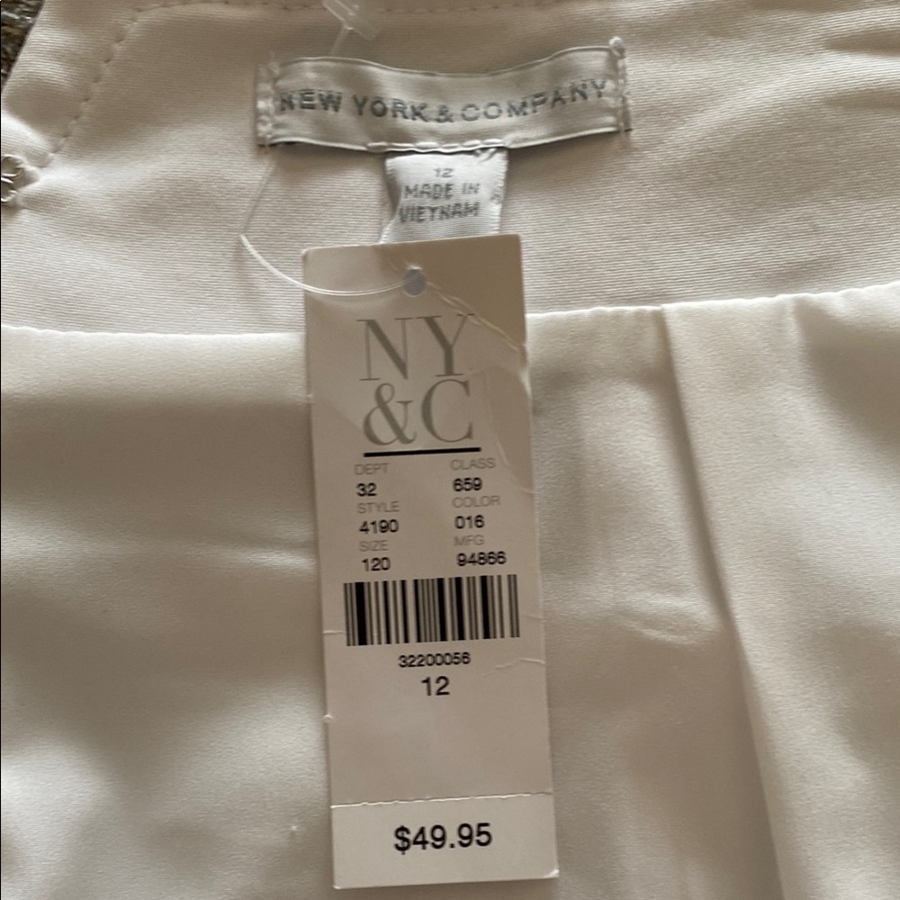 NY&Co White Pencil Skirt NWT - Picture 2 of 4